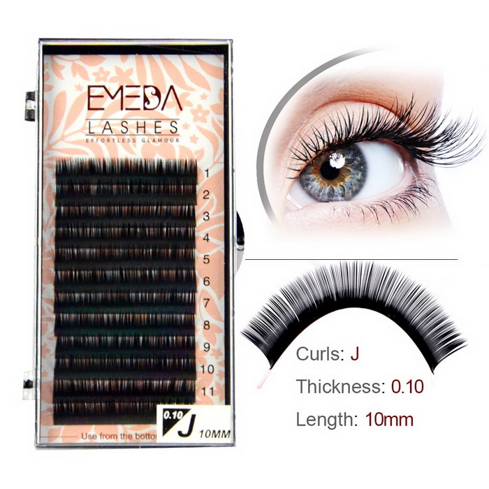 Single Soft silk lashes extension supplier JH88